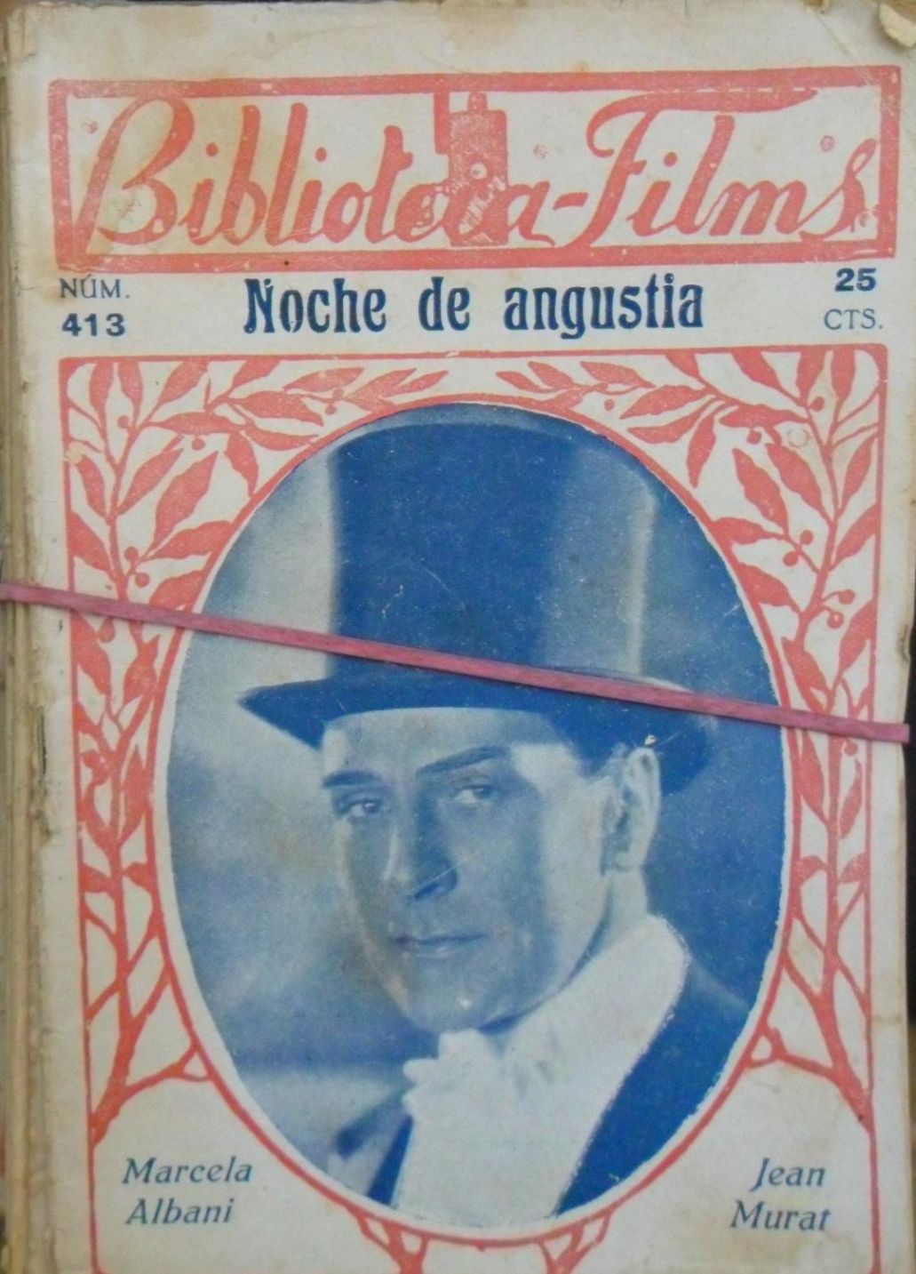 BIBLIOTECA FILMS magazine side cover Issue 413   