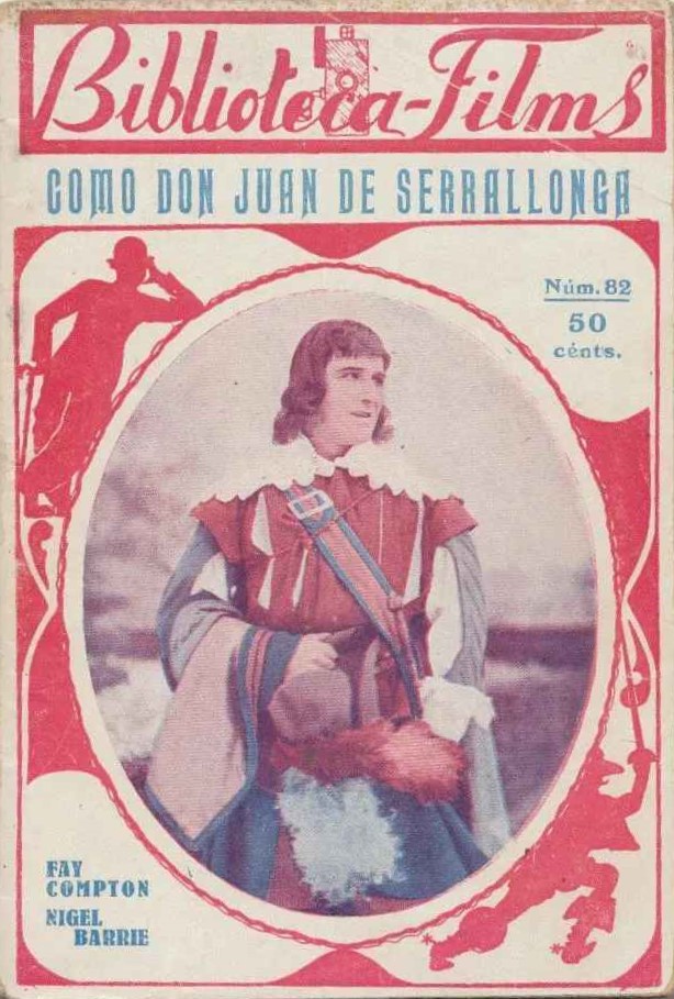 BIBLIOTECA FILMS magazine side cover Issue 82   1924