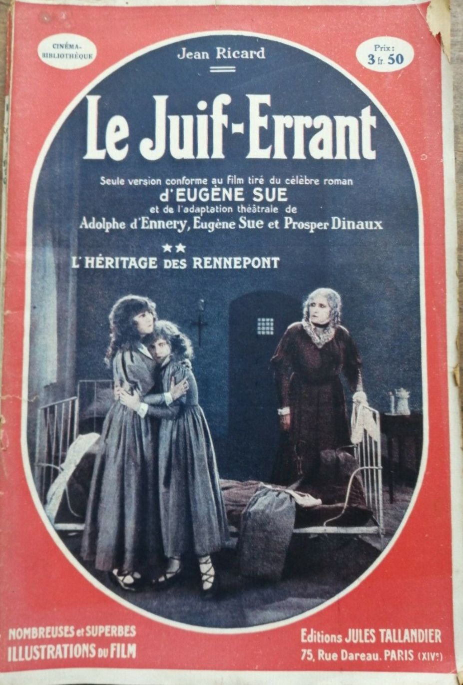 CINEMA-BIBLIOTHEQUE magazine side cover Issue 136  1926