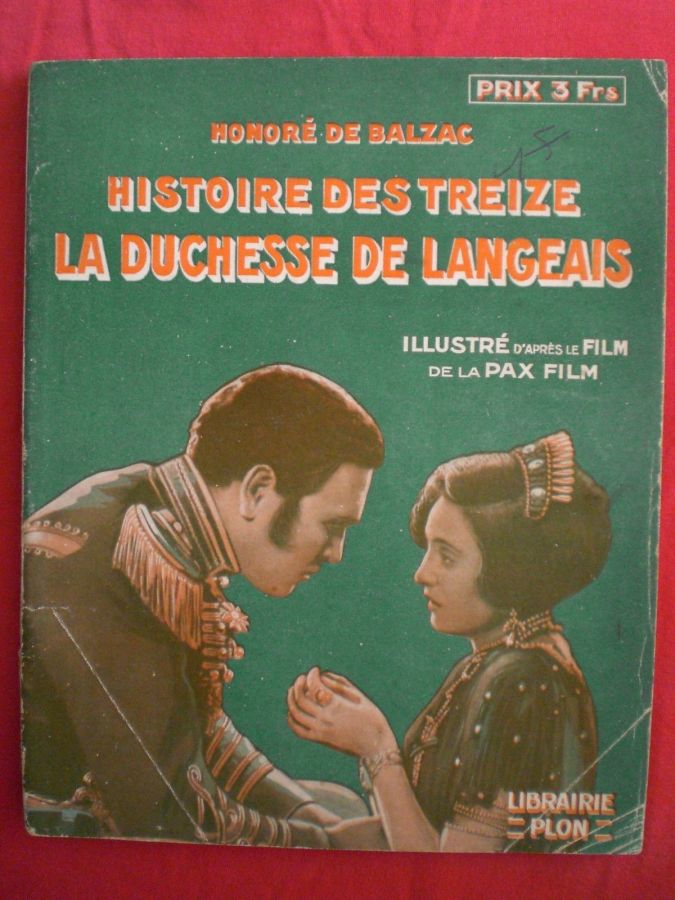 CINEMA-BIBLIOTHEQUE magazine side cover Issue 21  1923