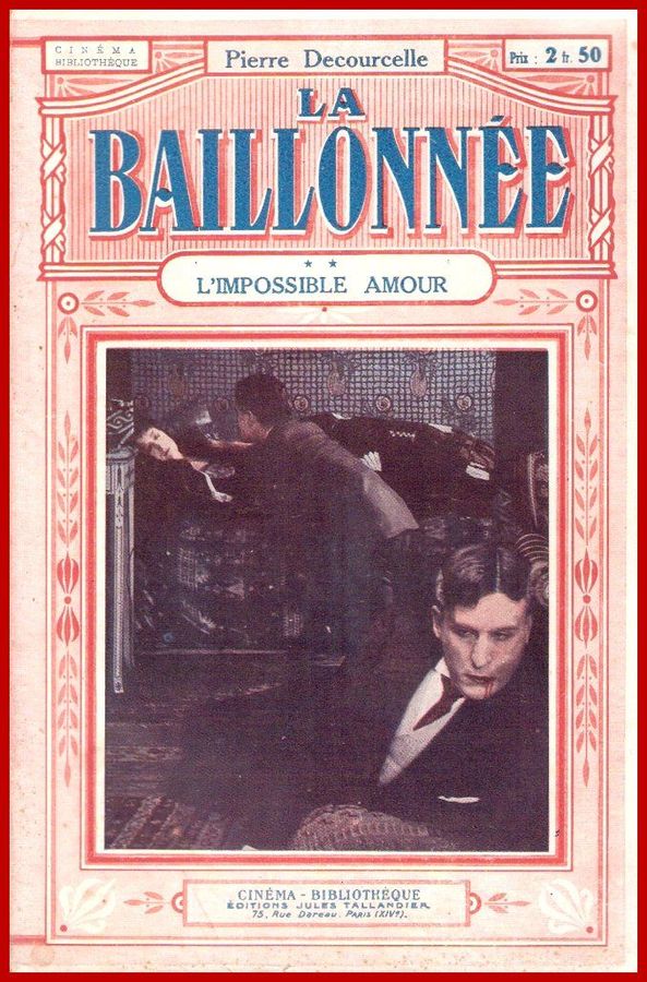 CINEMA-BIBLIOTHEQUE magazine side cover Issue 33  1923