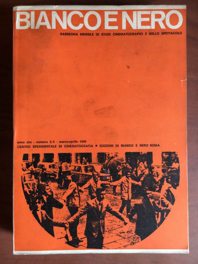BIANCO E NERO magazine side cover March/April 1969