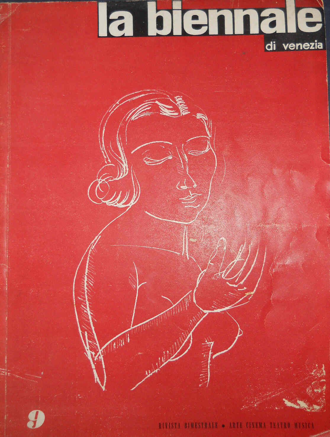 BIENNALE magazine side cover Issue 9 July 1952