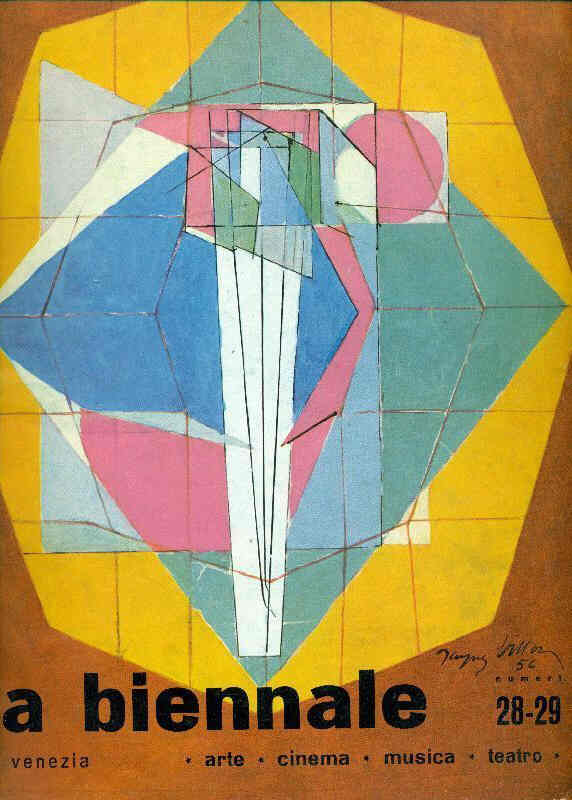 BIENNALE magazine side cover Issue 28/29 September 1957
