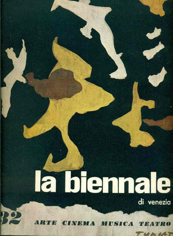 BIENNALE magazine side cover Issue 32 July/September 1958
