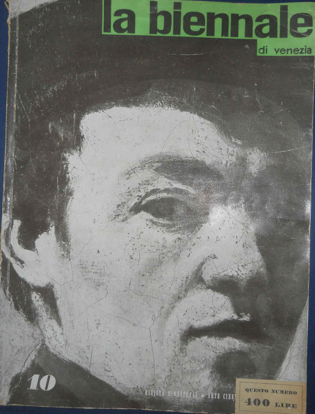 BIENNALE magazine side cover Issue 10 September 1952