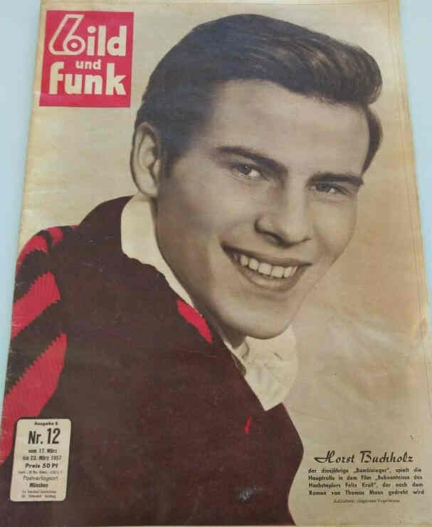 BILD UND FUNK magazine side cover Issue 12 17 March 1957