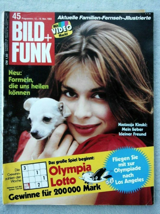 BILD UND FUNK magazine side cover Issue 45 12 November 1983