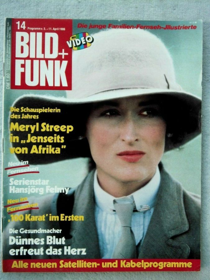 BILD UND FUNK magazine side cover Issue 14 5 April 1986