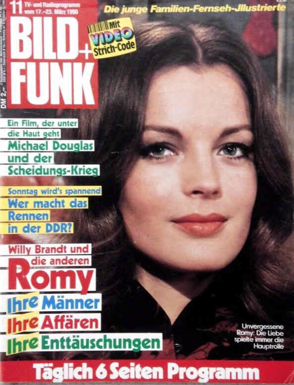 BILD UND FUNK magazine side cover Issue 11 17 March 1990