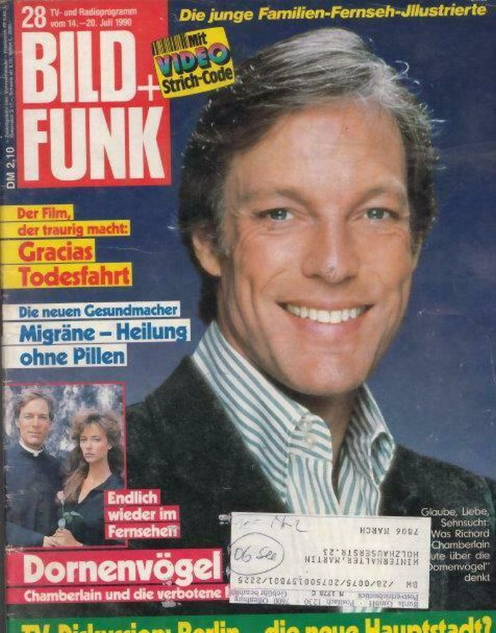 BILD UND FUNK magazine side cover Issue 28 14 July 1990