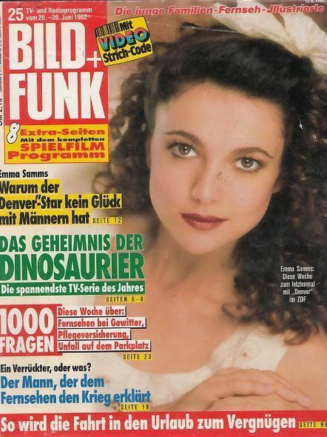 BILD UND FUNK magazine side cover Issue 25 20 June 1992