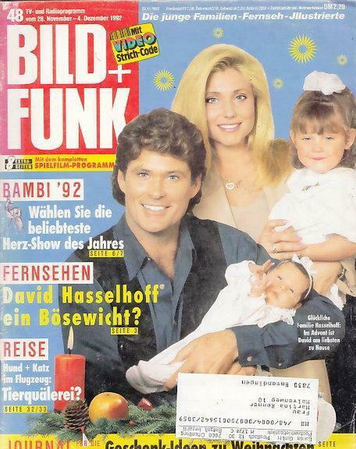 BILD UND FUNK magazine side cover Issue 48 28 November 1992