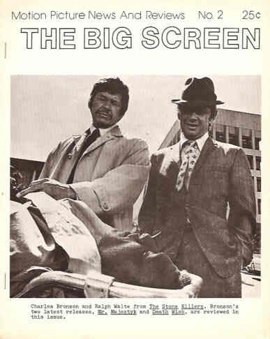 BIG SCREEN | THE magazine side cover Issue 2 September 1974