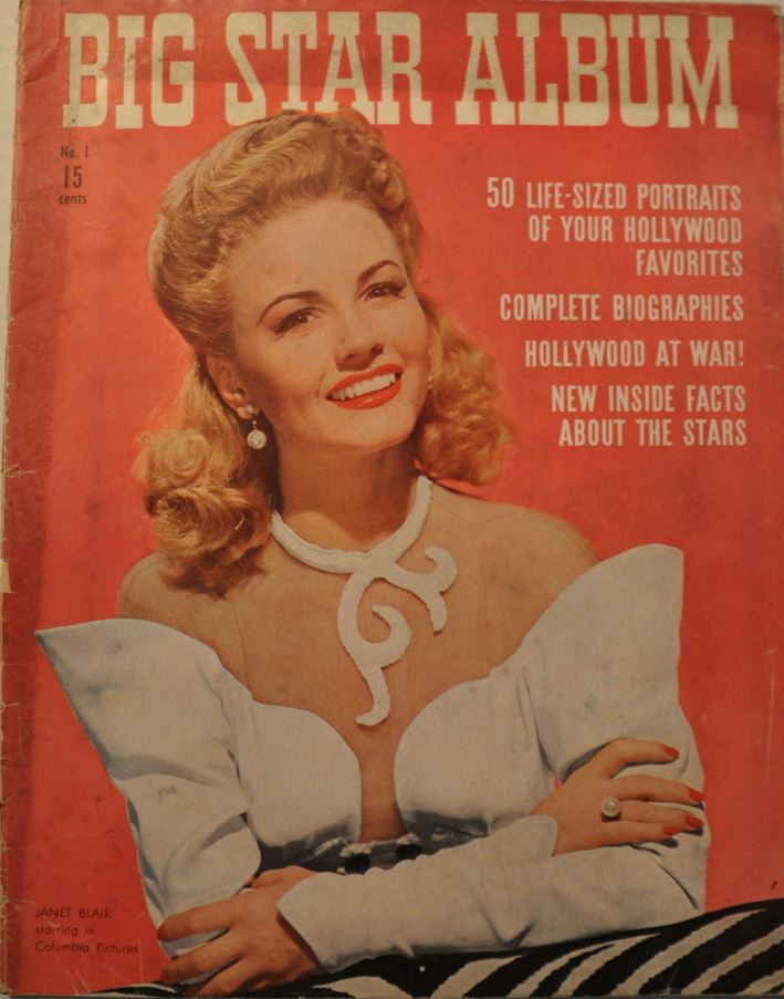 BIG STAR ALBUM magazine side cover Issue 1 Winter 1943