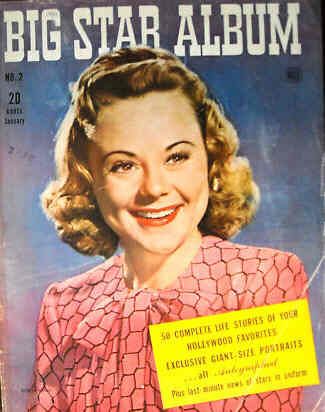 BIG STAR ALBUM magazine side cover Issue 2 January 1943
