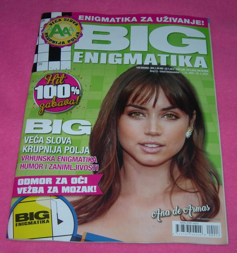 BIG ENIGMATIKA magazine side cover  December 2023