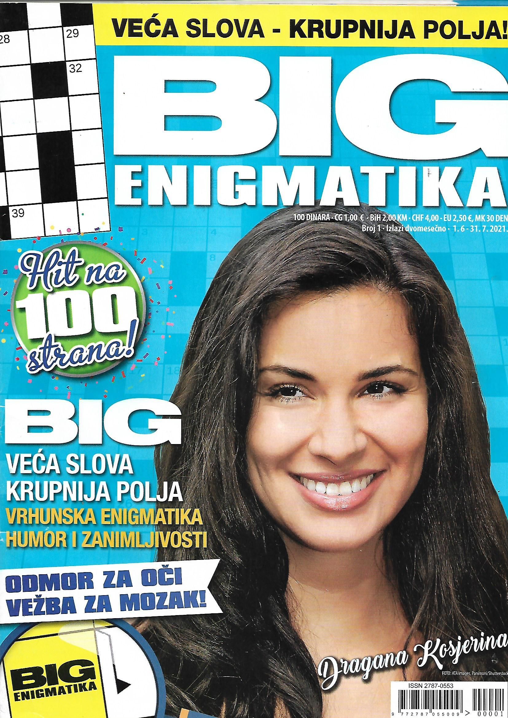 BIG ENIGMATIKA magazine side cover Issue 1 1 June 2021