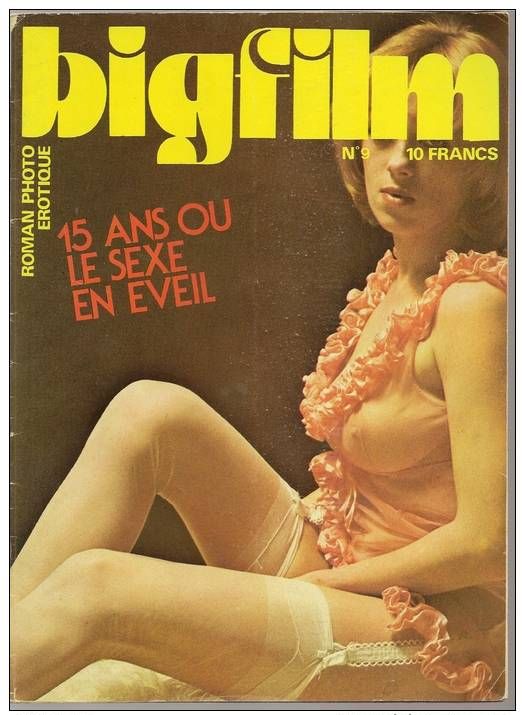 BIGFILM (Fr) magazine side cover Issue 9  1975