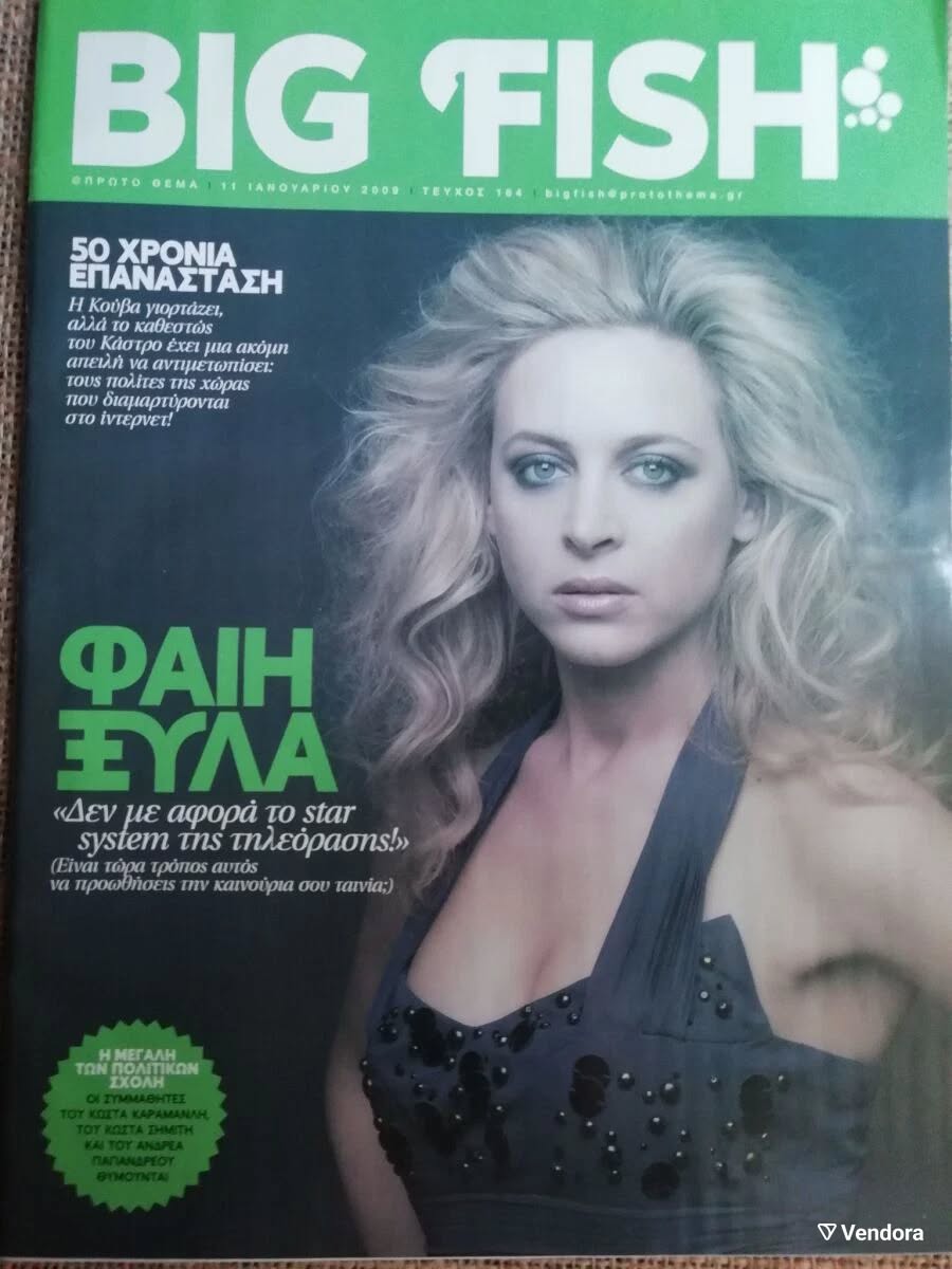 BIG FISH magazine side cover Issue 164 11 January 2009