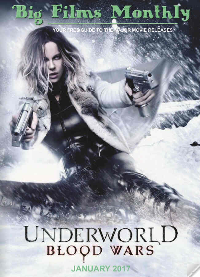 BIG FILMS MONTHLY magazine side cover January 2017