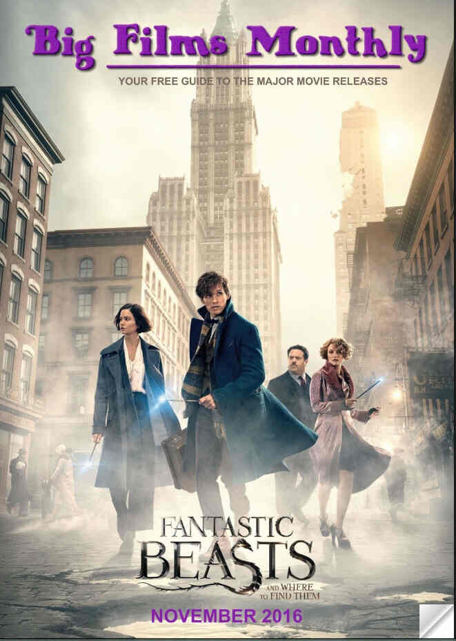 BIG FILMS MONTHLY magazine side cover November 2016