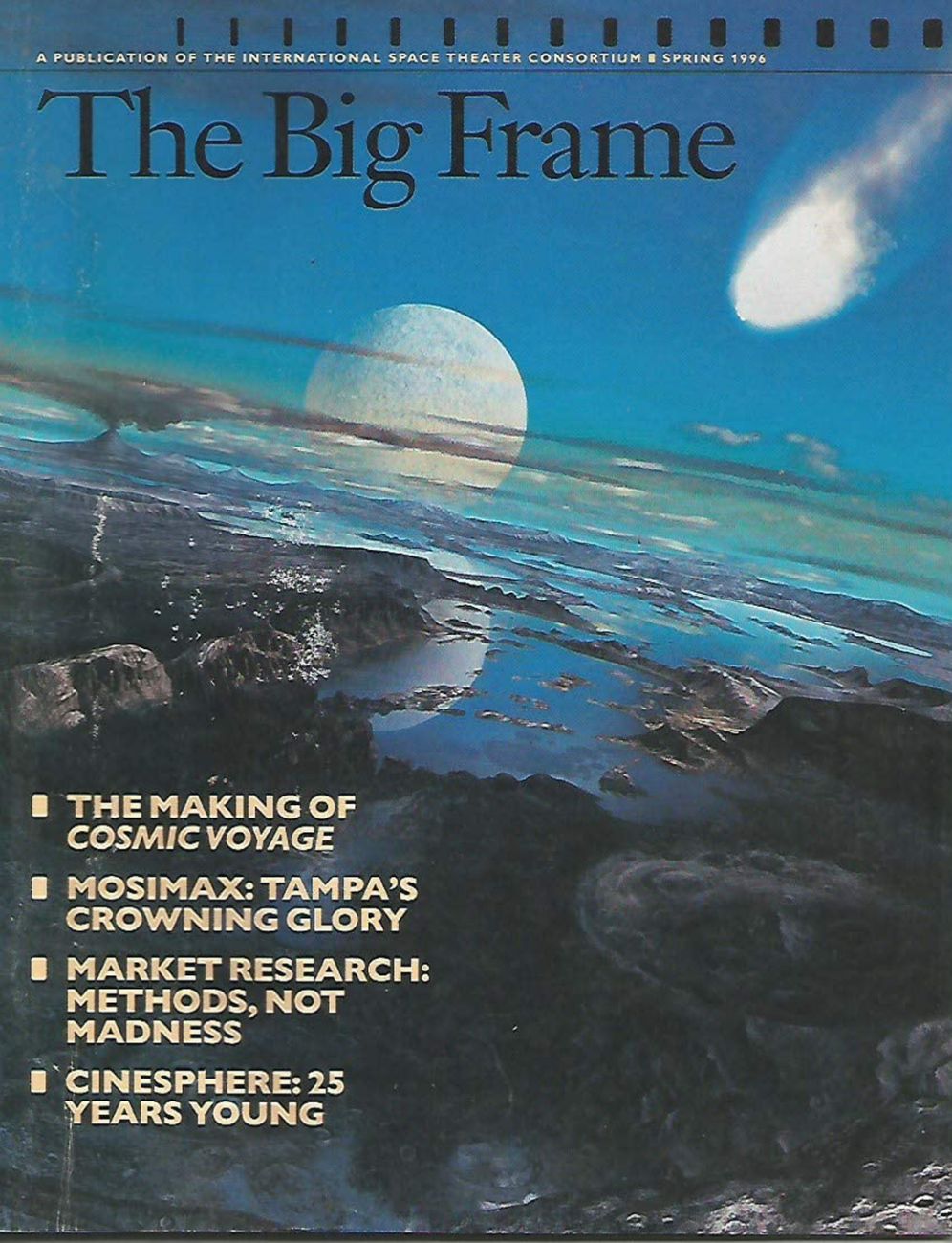 BIG FRAME magazine side cover Spring 1996