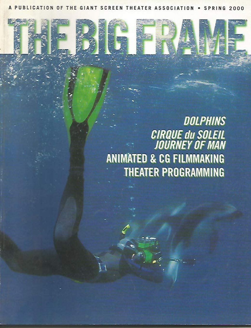 BIG FRAME magazine side cover  Vol 17 No  2 Spring 2000