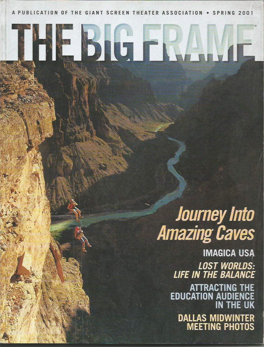 BIG FRAME magazine side cover  Vol 18 No  2 Spring 2001
