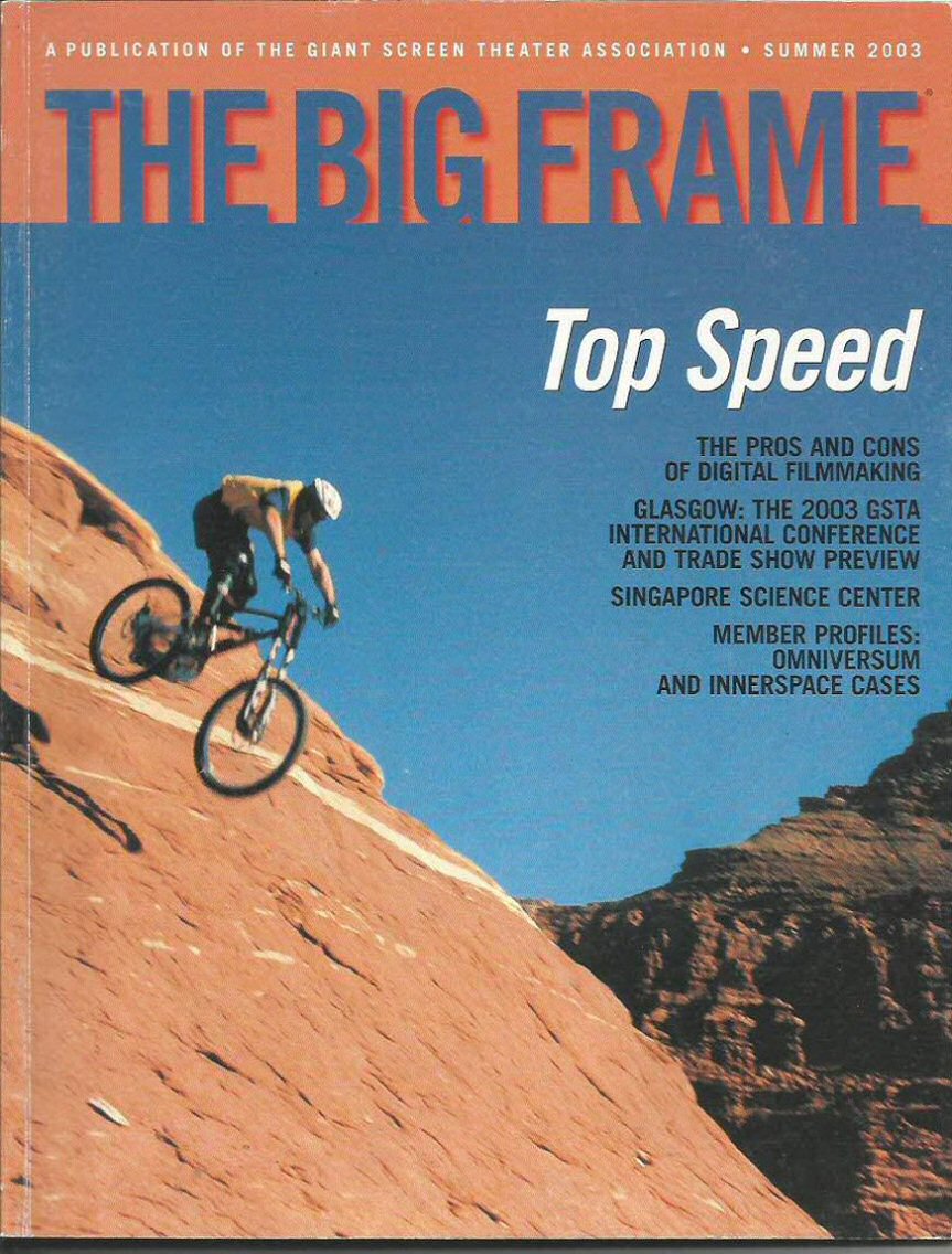BIG FRAME magazine side cover  Vol 20 No  3 Summer 2003