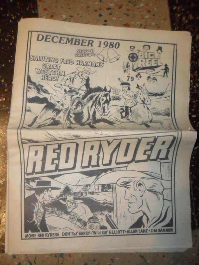BIG REEL magazine side cover Issue 79 December 1980