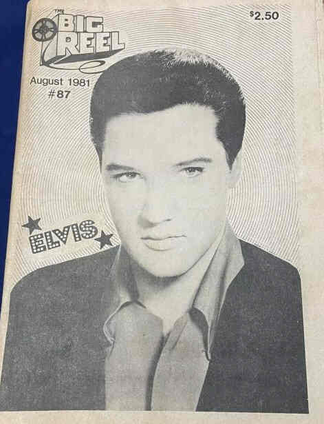 BIG REEL magazine side cover Issue 87  August 1981