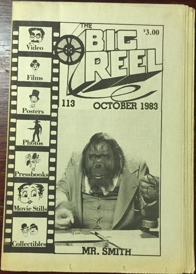 BIG REEL magazine side cover Issue 113 October 1983