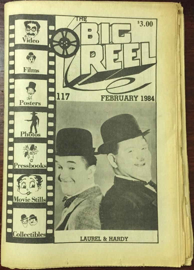 BIG REEL magazine side cover Issue 117  February 1984