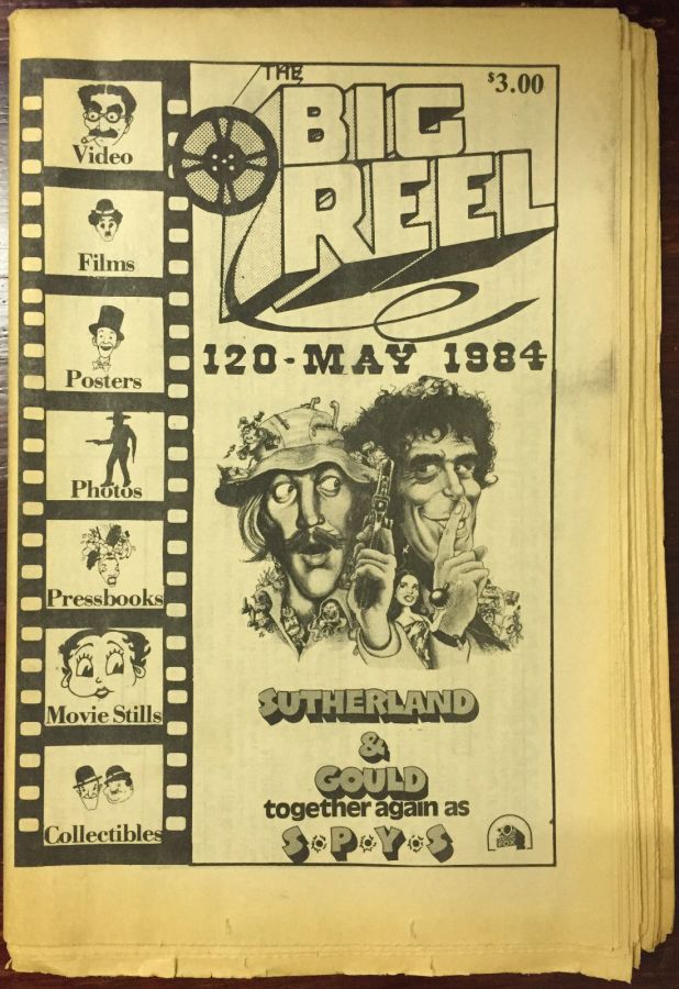 BIG REEL magazine side cover Issue 120 May 1984