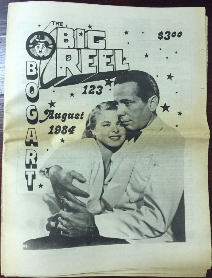 BIG REEL magazine side cover Issue 123 August 1984