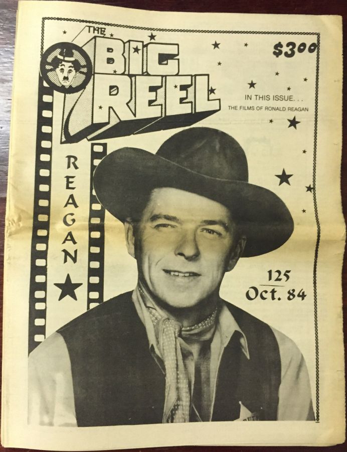 BIG REEL magazine side cover Issue 125 October 1984