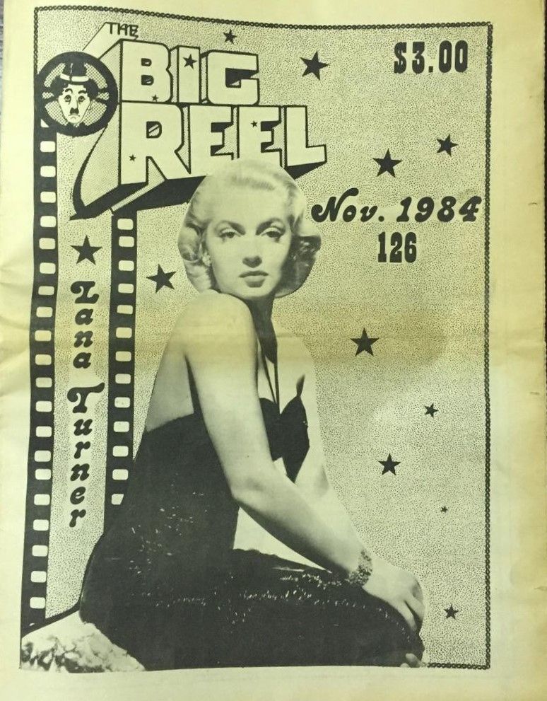 BIG REEL magazine side cover Issue 126  November 1984