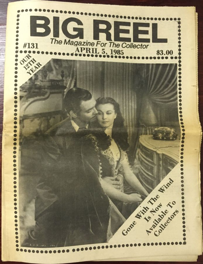 BIG REEL magazine side cover Issue 131 April 1985