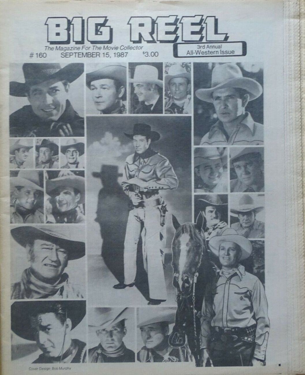 BIG REEL magazine side cover Issue 160 15 September 1987