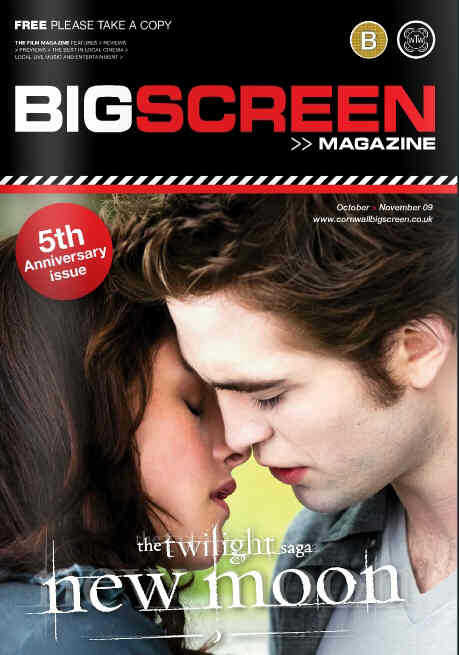 BIG SCREEN (UK) magazine side cover October/November 2009