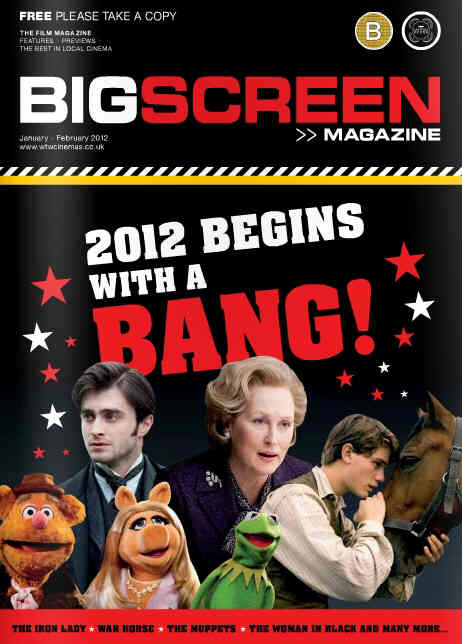 BIG SCREEN (UK) magazine side cover January/February 2012