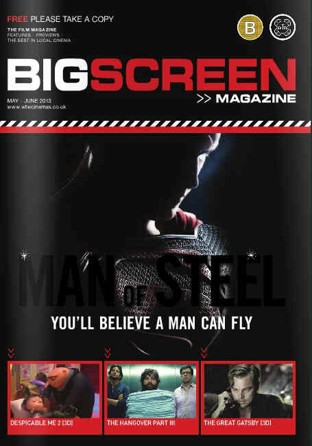 BIG SCREEN (UK) magazine side cover May/June 2013