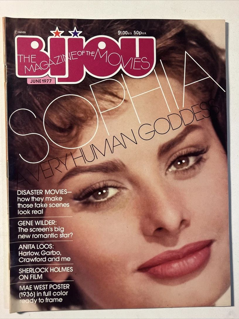 BIJOU magazine side cover Issue 2 June 1977