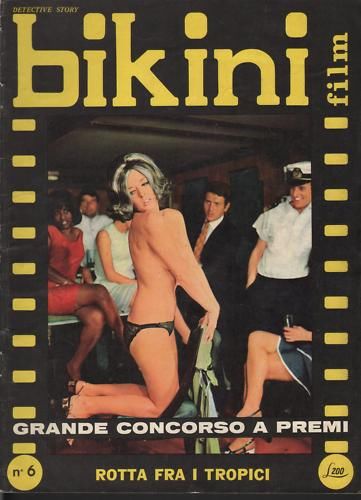 BIKINI FILM magazine side cover Issue 6  1968