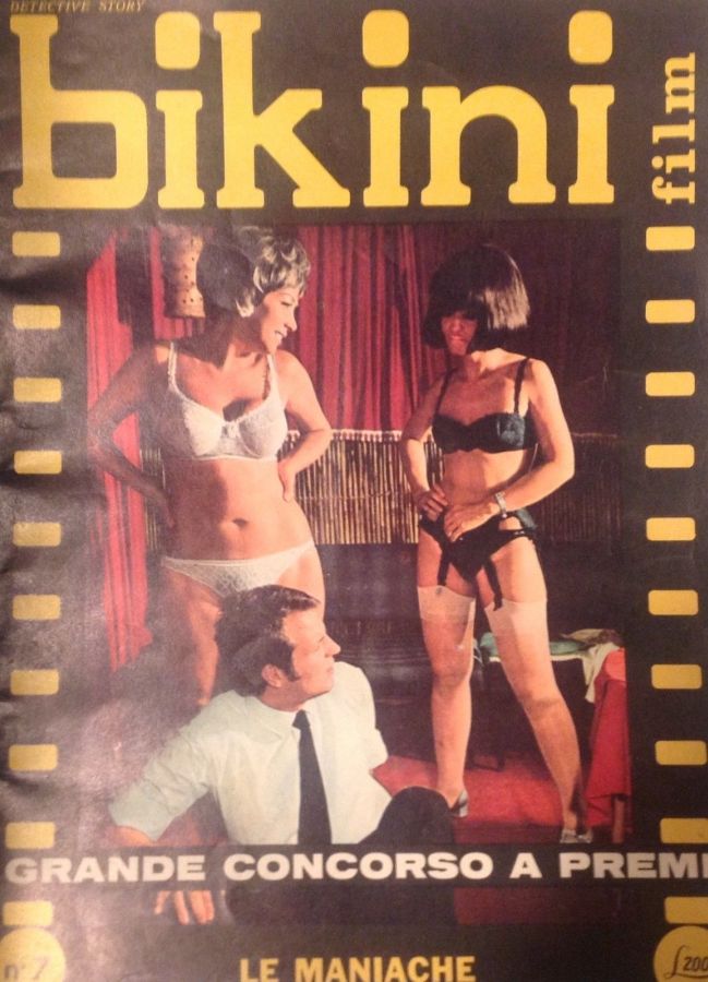 BIKINI FILM magazine side cover Issue 7   1968