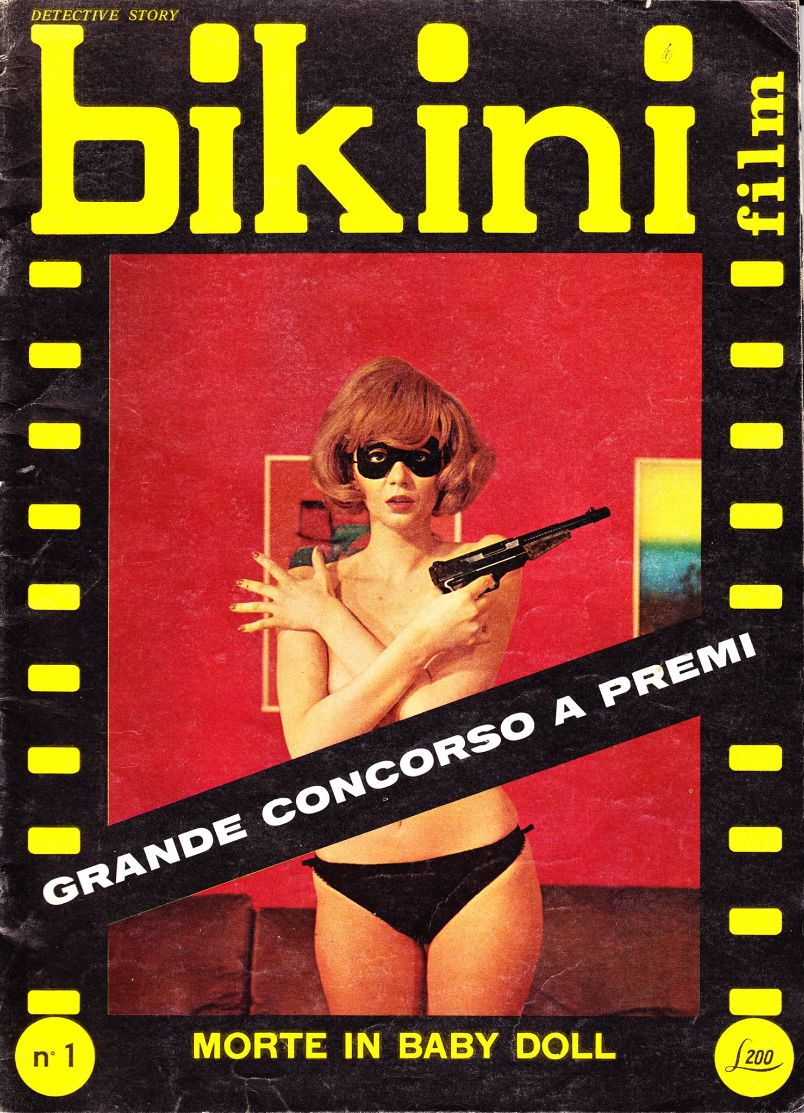 BIKINI FILM magazine side cover Issue 1  May 1968
