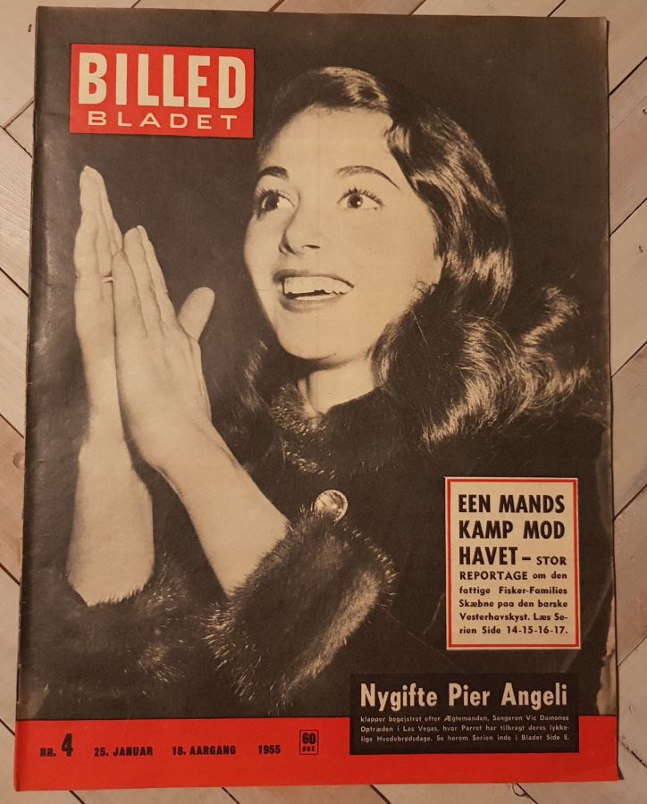 BILLED BLADET magazine side cover Issue 4 25 January 1955