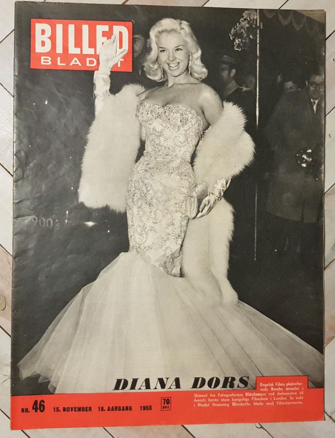 BILLED BLADET magazine side cover Issue 46 15 November 1955