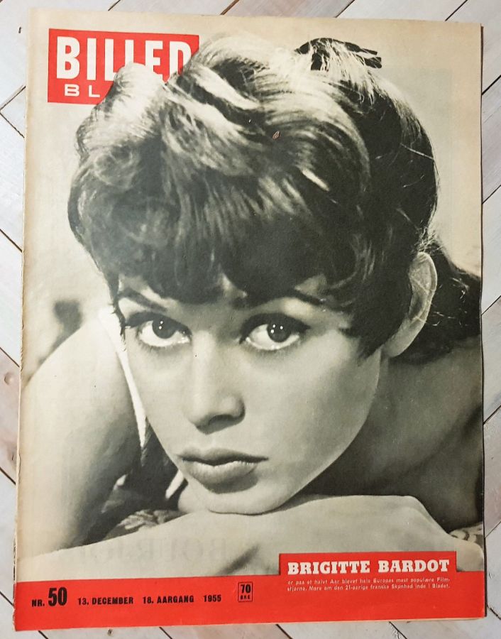 BILLED BLADET magazine side cover Issue 50 13 December 1955